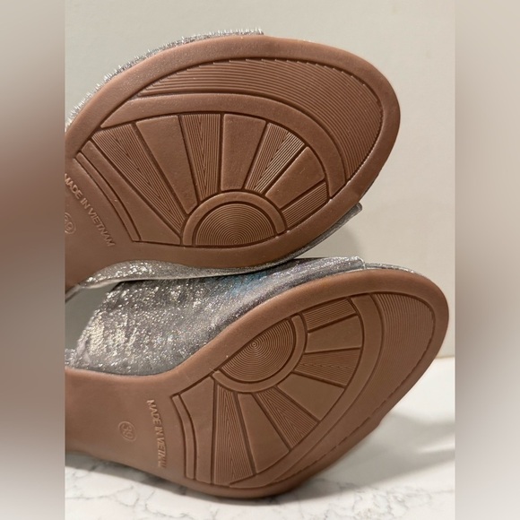 Silver Glitter Women's Heels - Picture 9 of 9